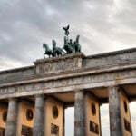 Quadriga on the top of Brandenburg Gate